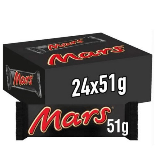 51g mars chocolate bars - 48,