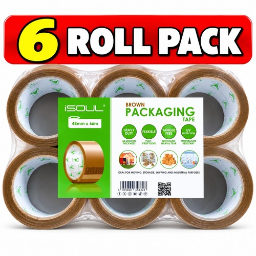 Brown packing tape - tape, 48