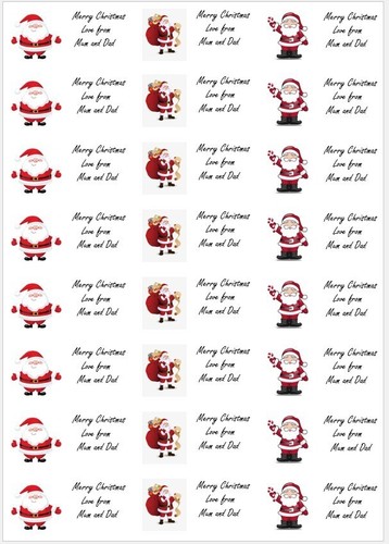 Personalised santa merry - personalised,