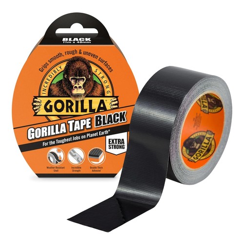 Gorilla tape black extra - black,