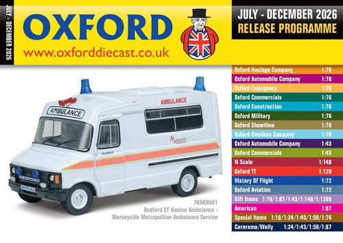 Oxford diecast page - diecast, a5