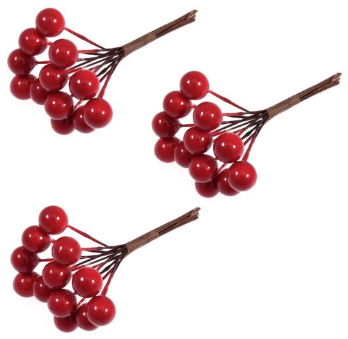 Red holly berries - 48, on