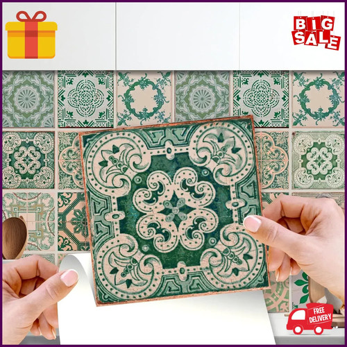 Pcs 15cm vintage green - 48, (6")