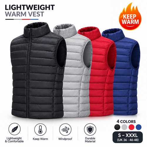 Mens sleeveless gilet - mens,