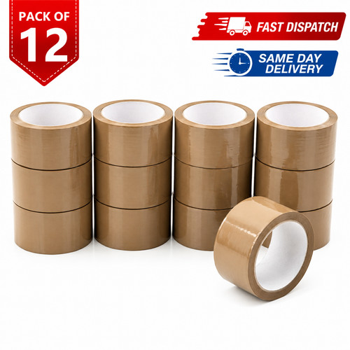 Strong brown tape parcel - 12, x