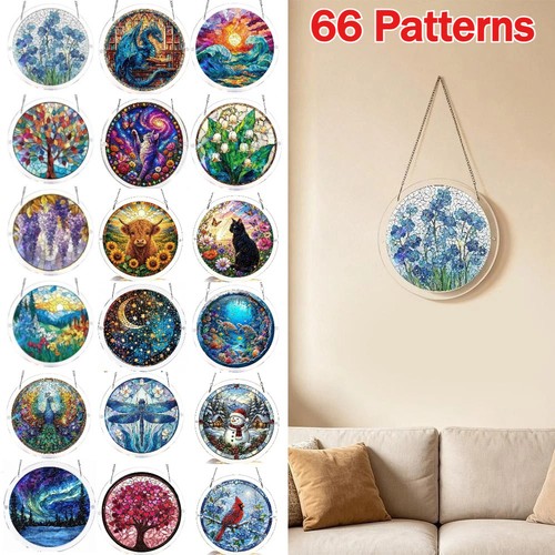 Acrylic puzzles suncatcher - acrylic,