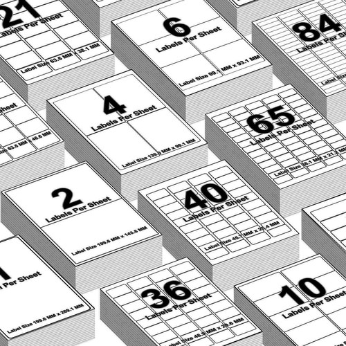 Sheets white address sticky - sheets,
