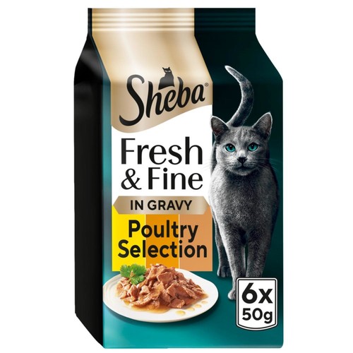 50g sheba fresh fine - x,