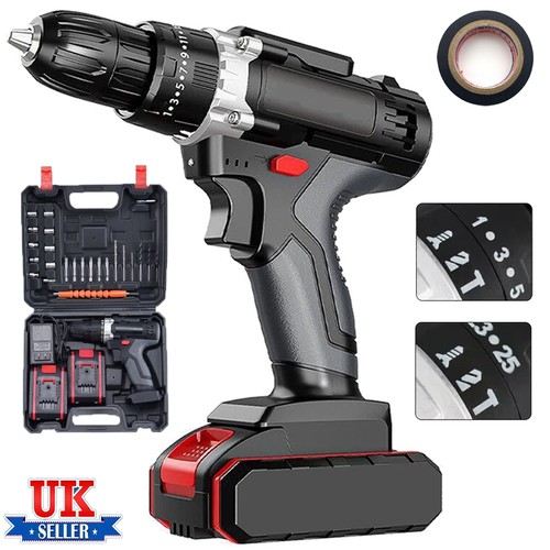 48v cordless hammer drill set - cordless,