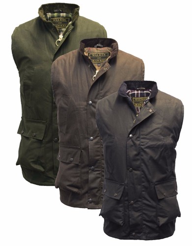 Wax bodywarmer waistcoat - wax, gilet
