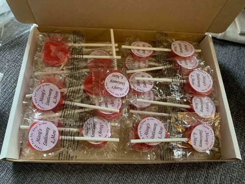 Personalised lollipops - x,