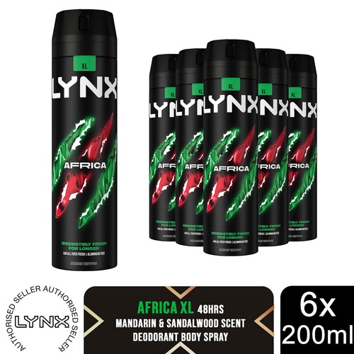 Lynx africa body spray - lynx, xl