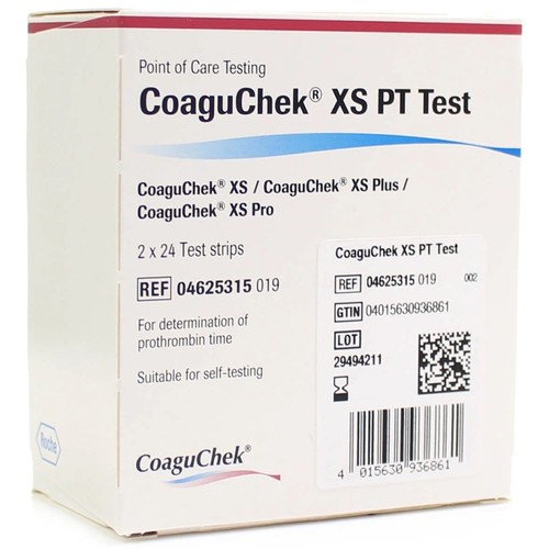 Coaguchek test 48 - 48,